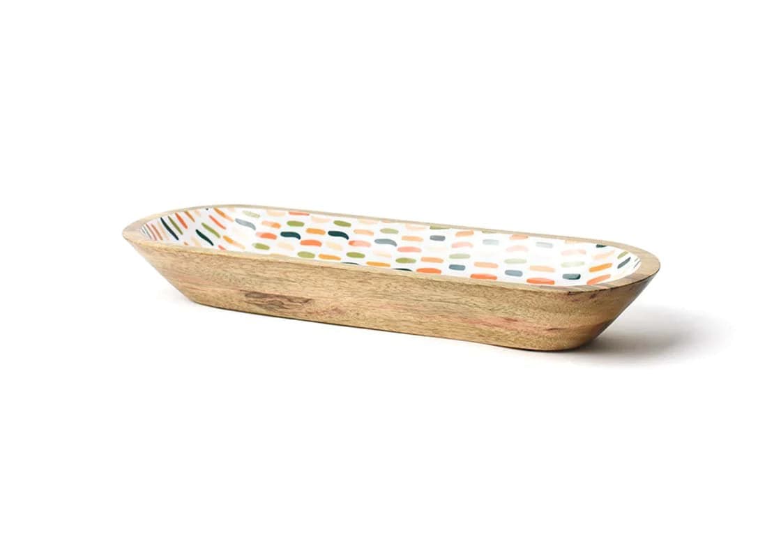 Feathered Dusk Wooden Dough Bowl - The Preppy Bunny