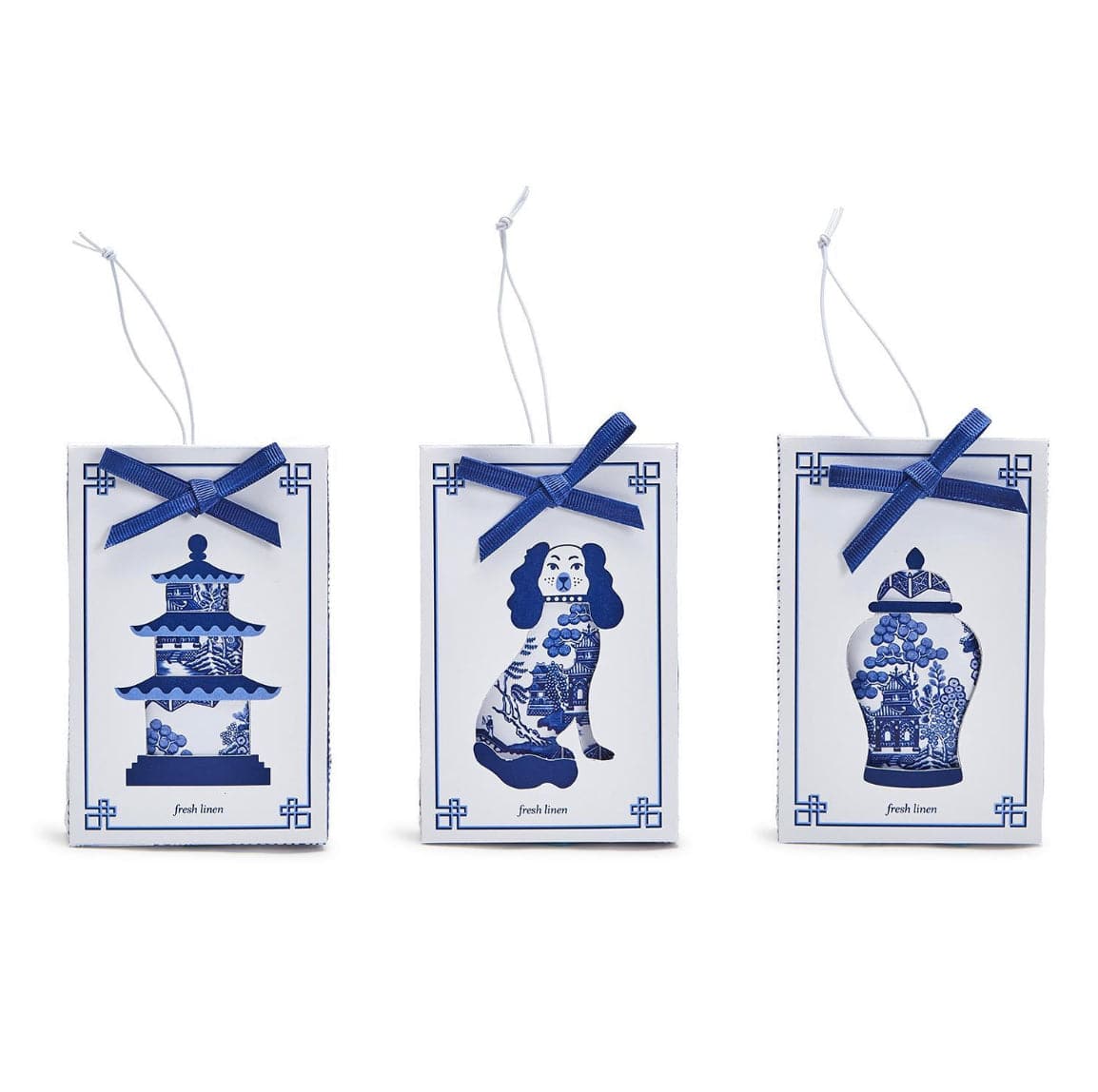 Fresh Linen Chinoiserie Sachet - The Preppy Bunny