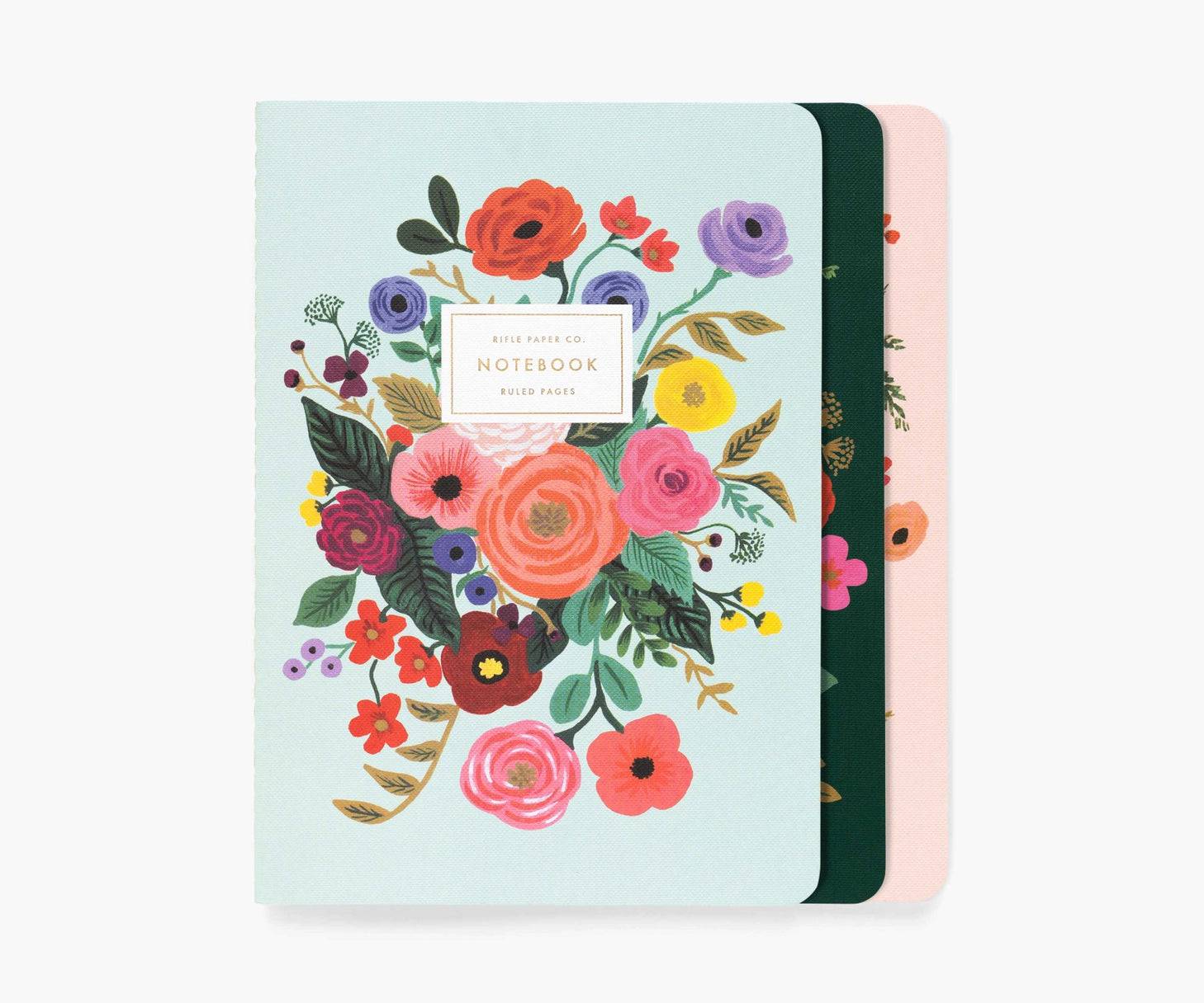 Garden Party Set of 3 Notebooks - The Preppy Bunny