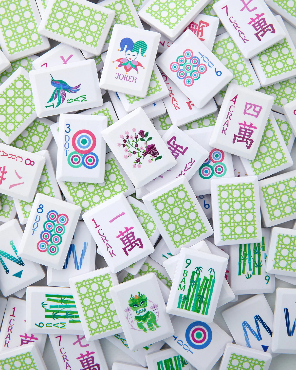 Jardin Debutant Mahjong Tile Set