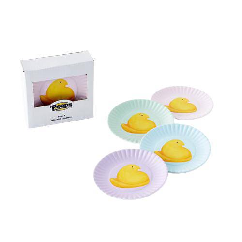 Peeps Melamine Plate Coaster - Set of 4 - The Preppy Bunny