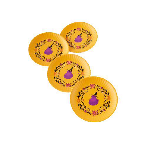 Halloween Peeps Melamine 7.5 inch Plates - Set of 4 - The Preppy Bunny