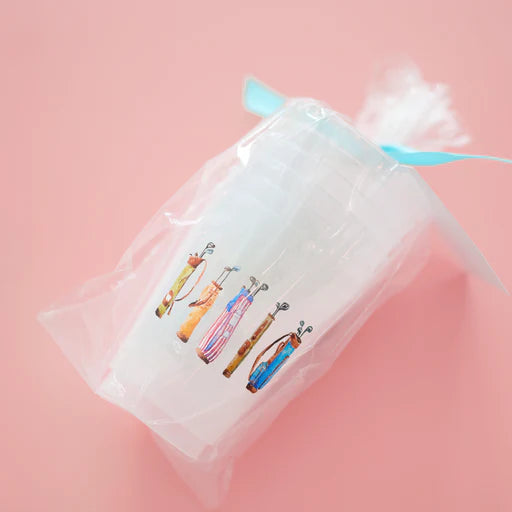 Plastic Golf Bag Cups - The Preppy Bunny