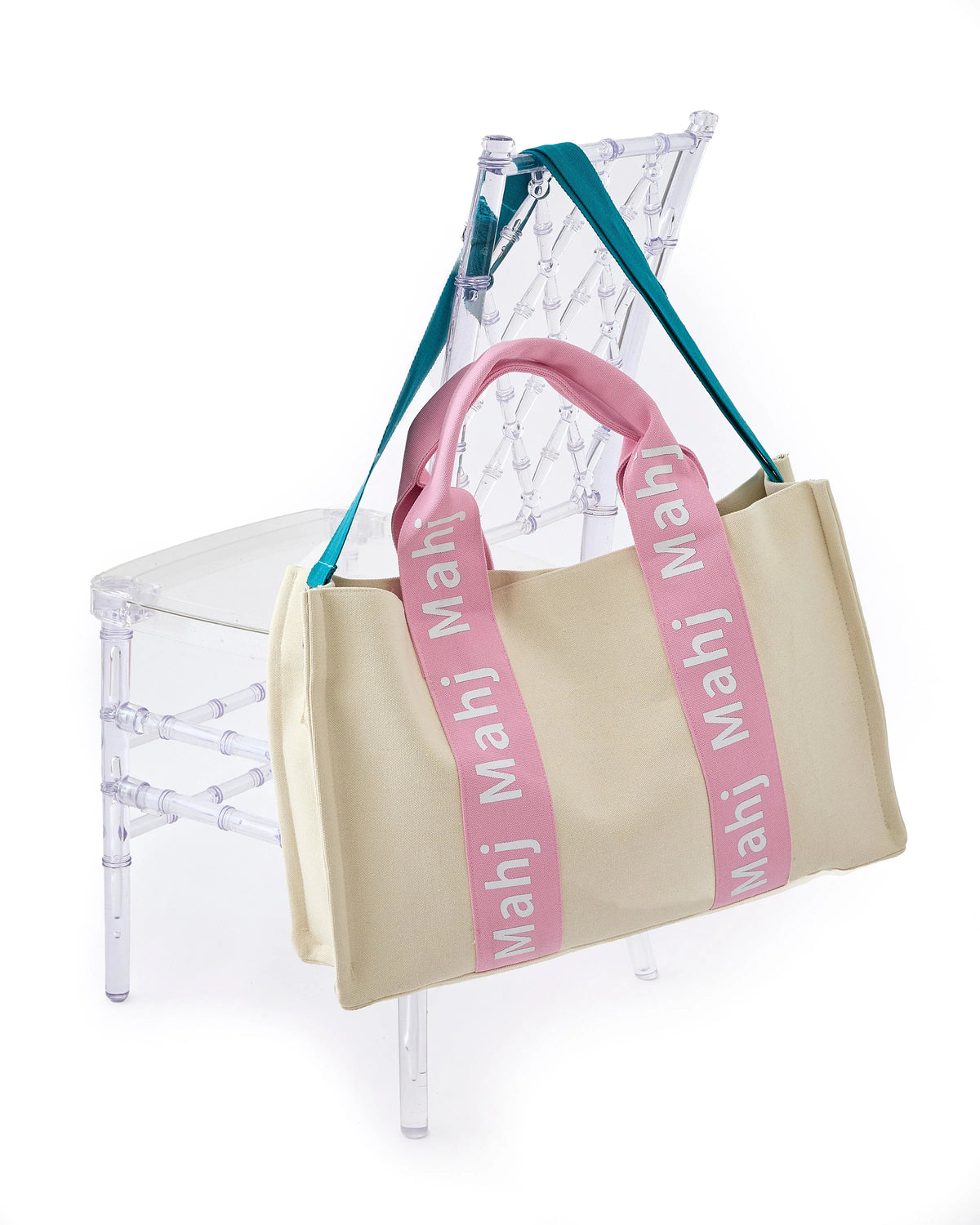 Light Pink Mahj It All Tote