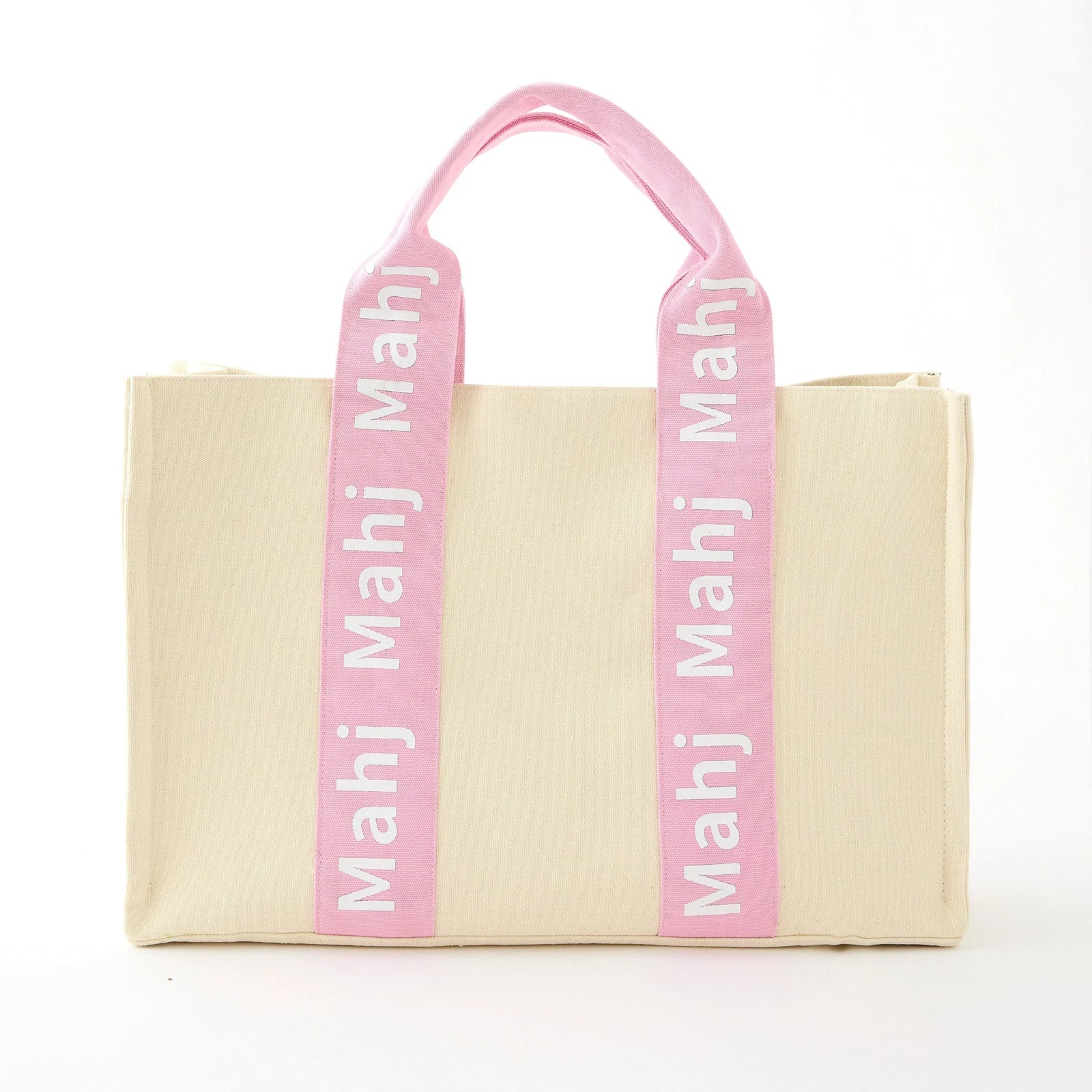 Light Pink Mahj It All Tote - The Preppy Bunny