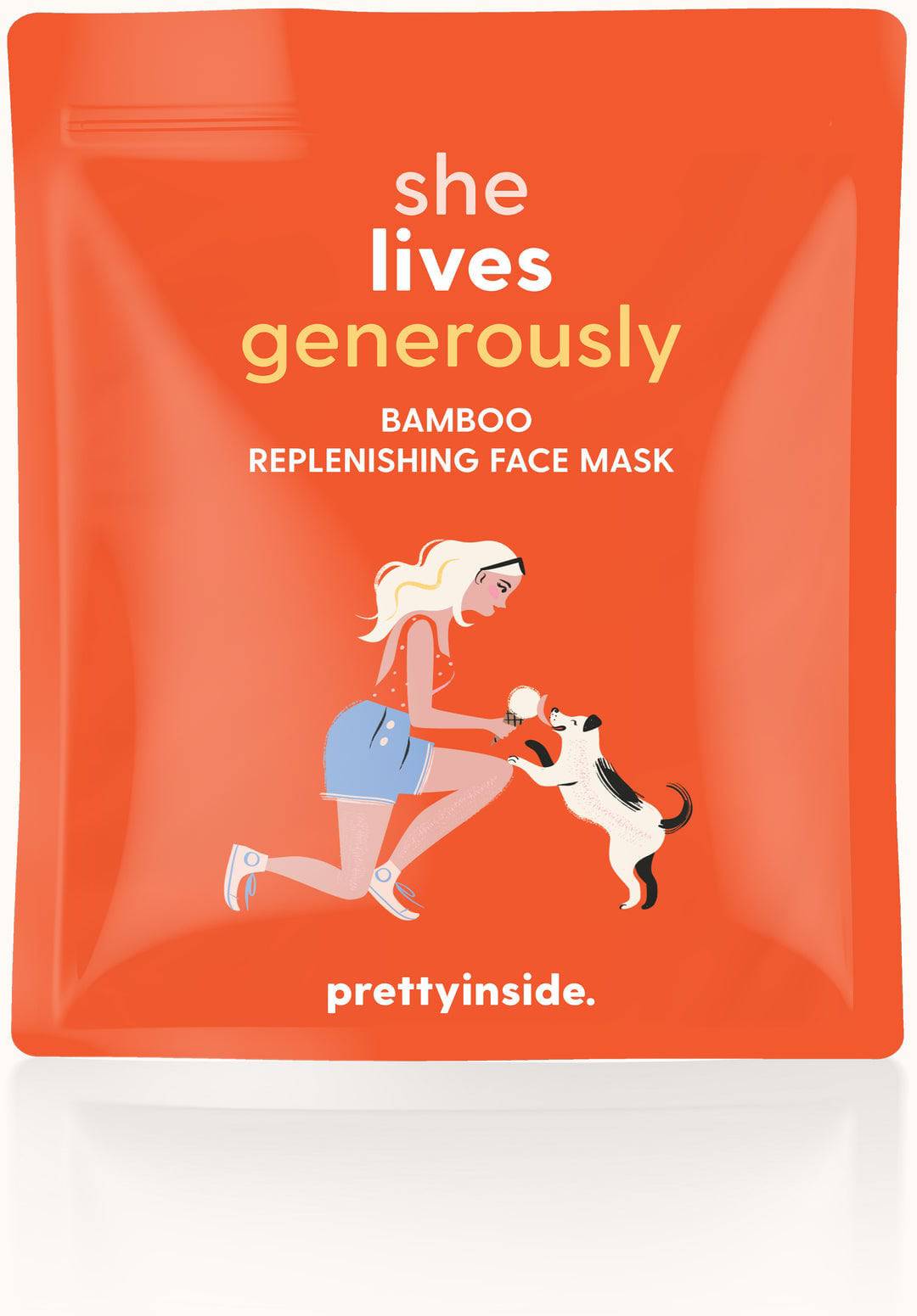 She Lives Generously Wine-Infused Face Mask - The Preppy Bunny