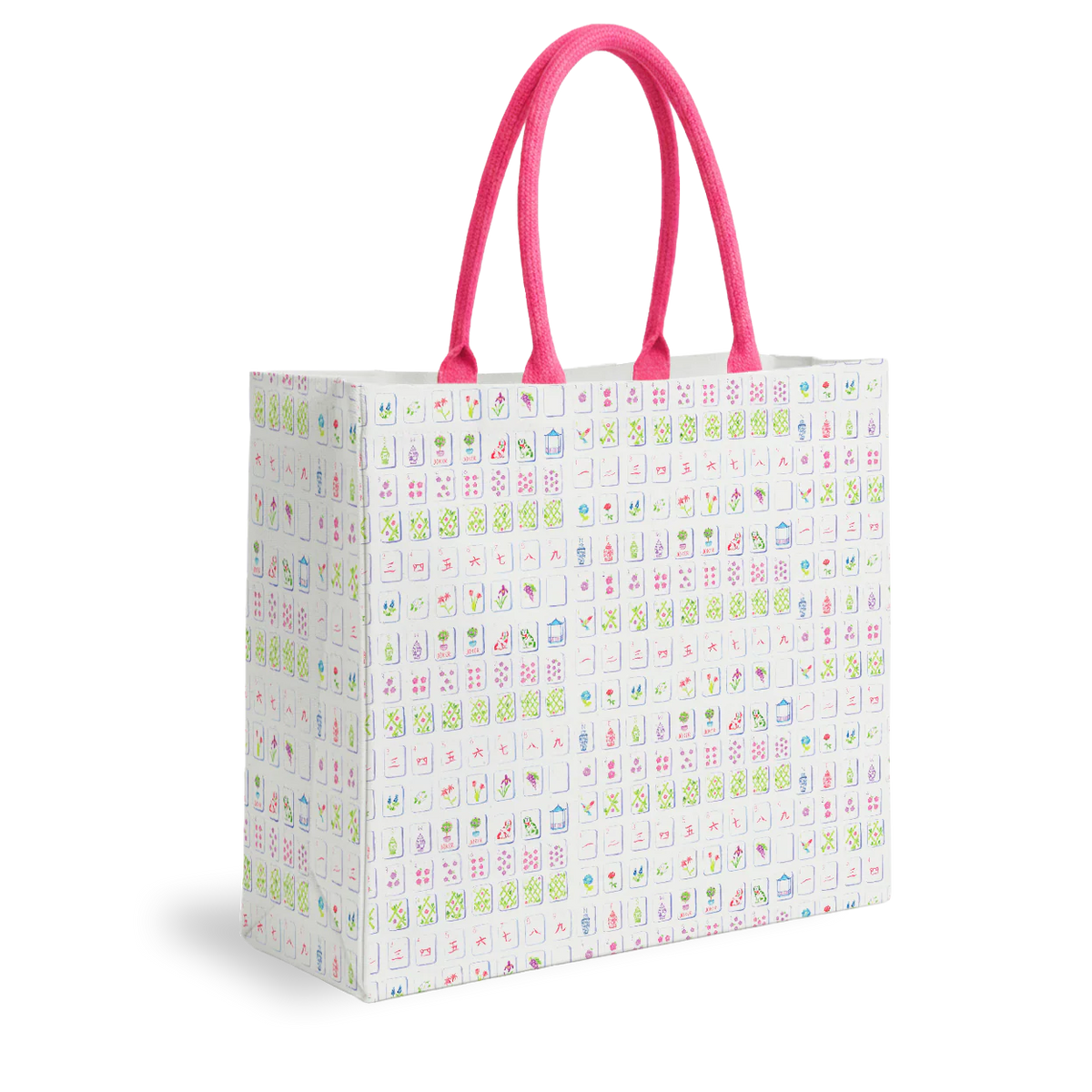 Mahjong Tiles Tote Bag - The Preppy Bunny