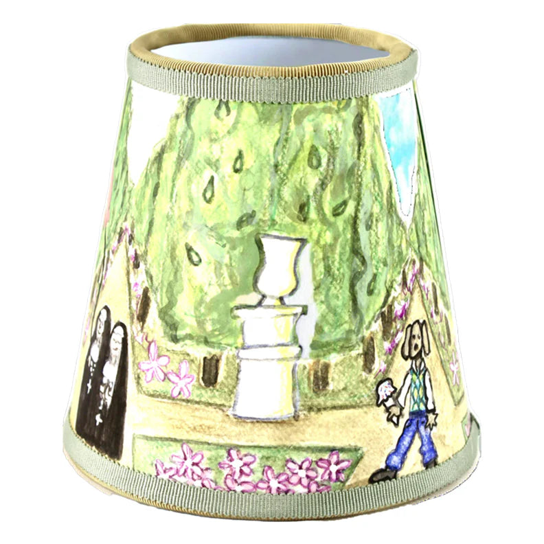 Paris Dogs Scene Lampshade by Maison Maison Design x Zafferano