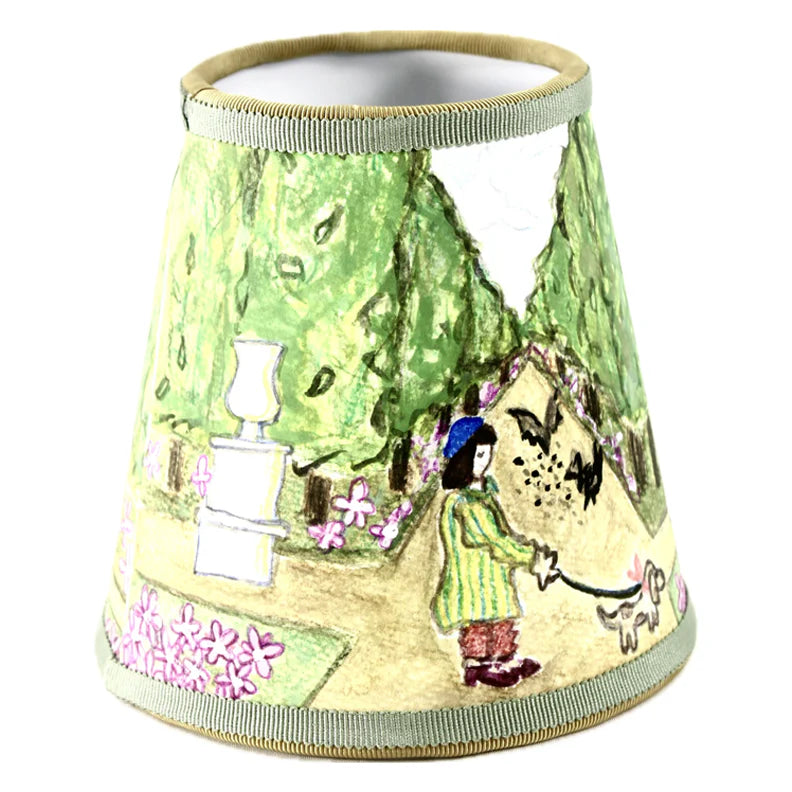 Paris Dogs Scene Lampshade by Maison Maison Design x Zafferano - The Preppy Bunny