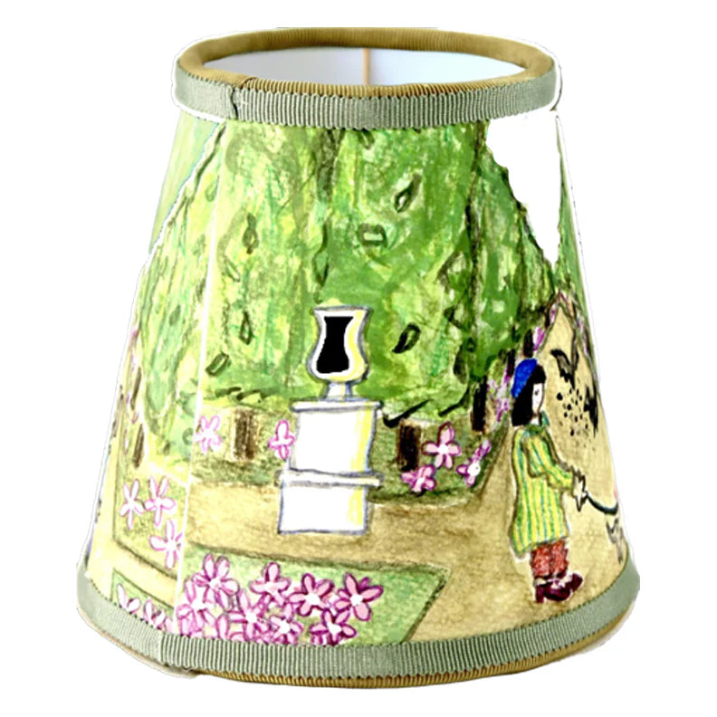 Paris Dogs Scene Lampshade by Maison Maison Design x Zafferano