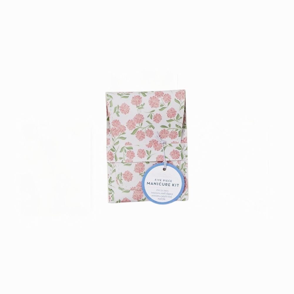 Hydrangea Print 5 Pc Manicure Kit