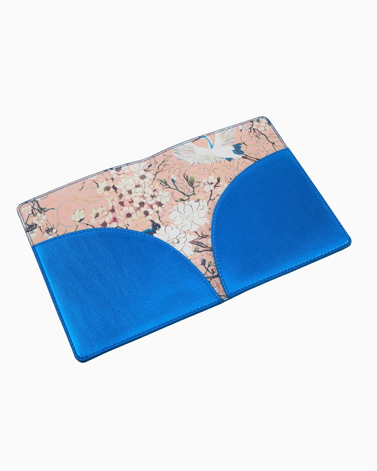 Metallic Blue Mahjong Card Folio