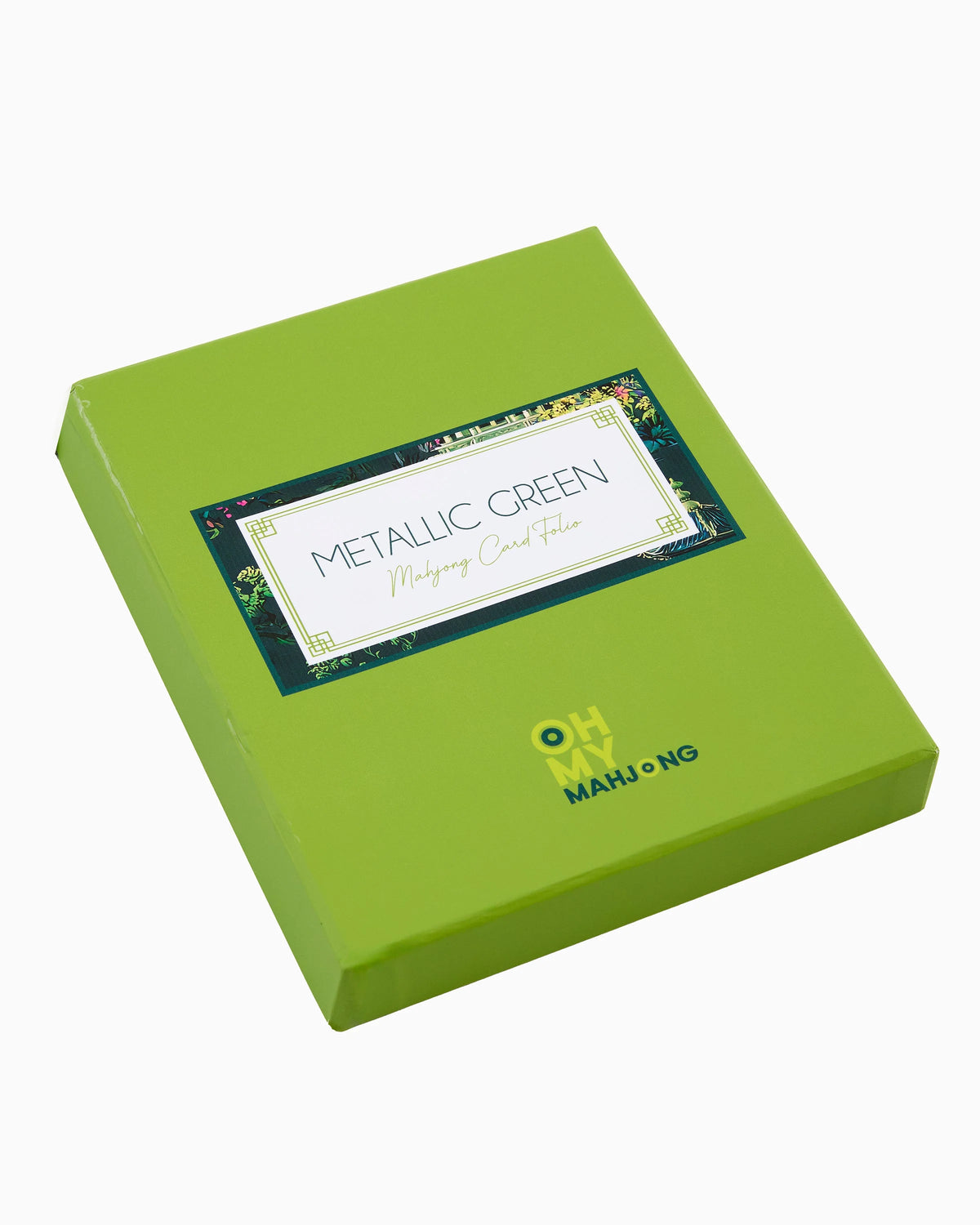 Metallic Green Mahjong Card Folio