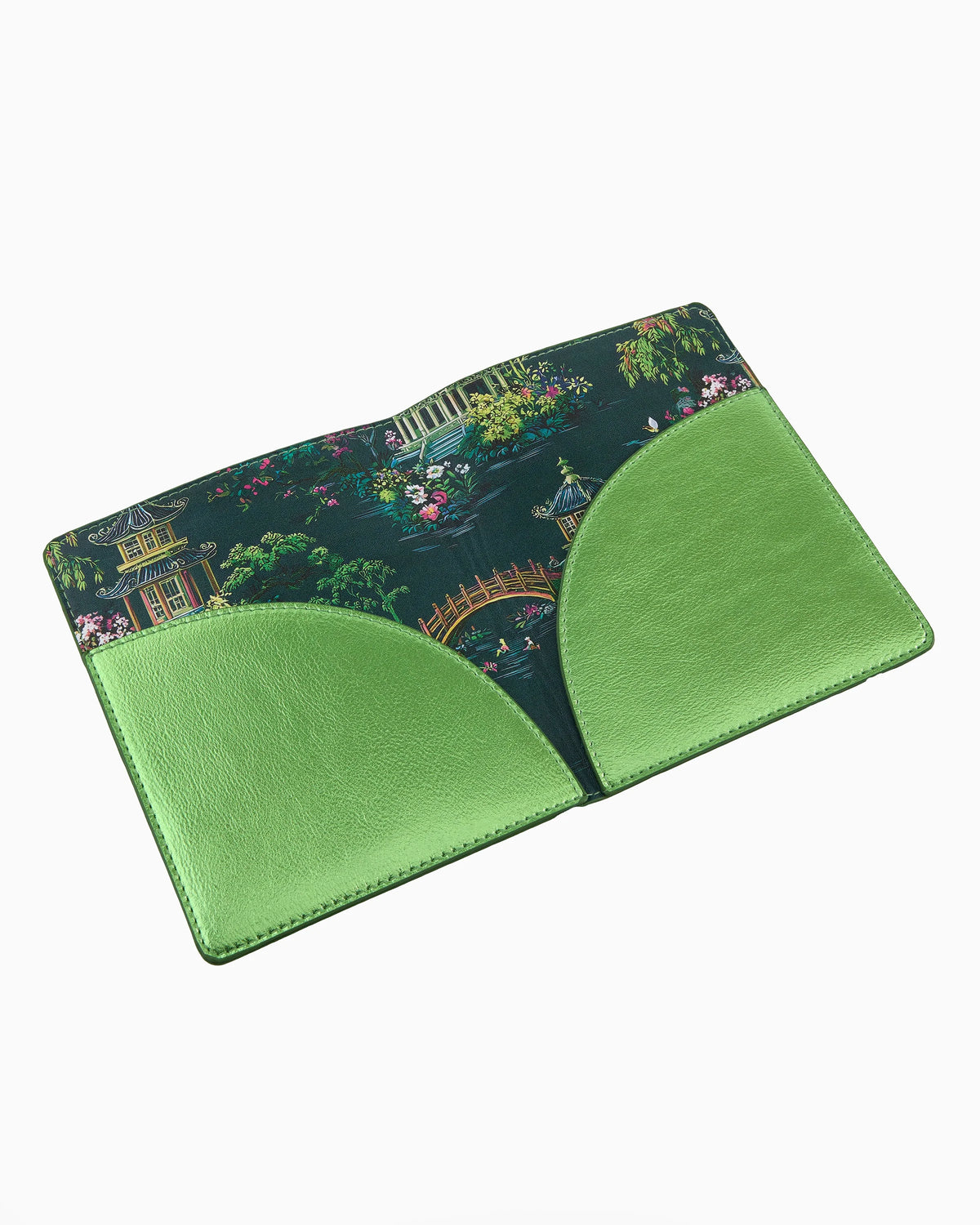 Metallic Green Mahjong Card Folio
