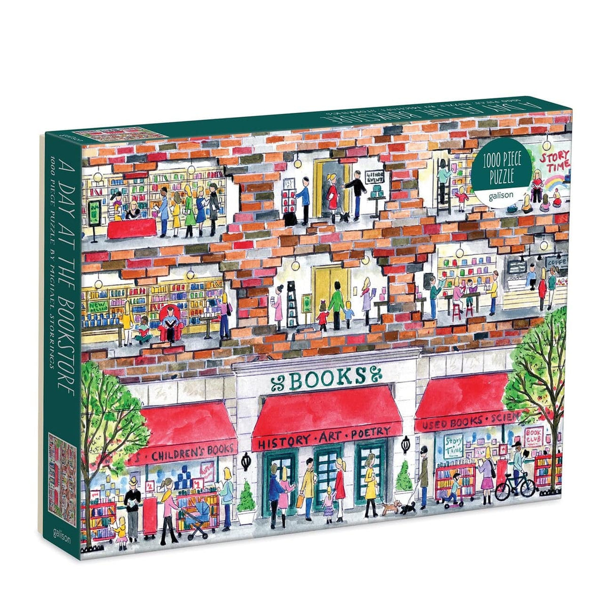 A Day at the Bookstore - 1000 pc. Puzzle - The Preppy Bunny