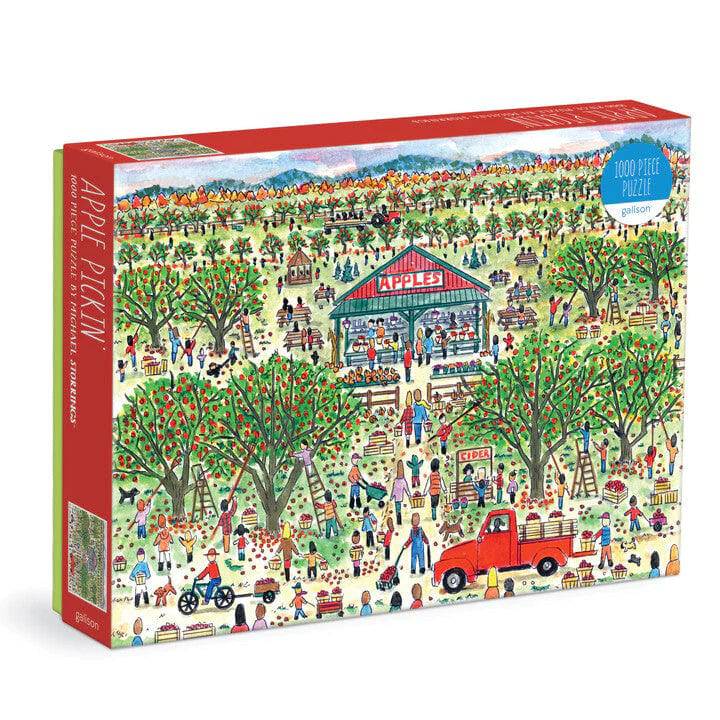 Michael Storrings Apple Pickin&#39; 1000 Piece Puzzle - The Preppy Bunny