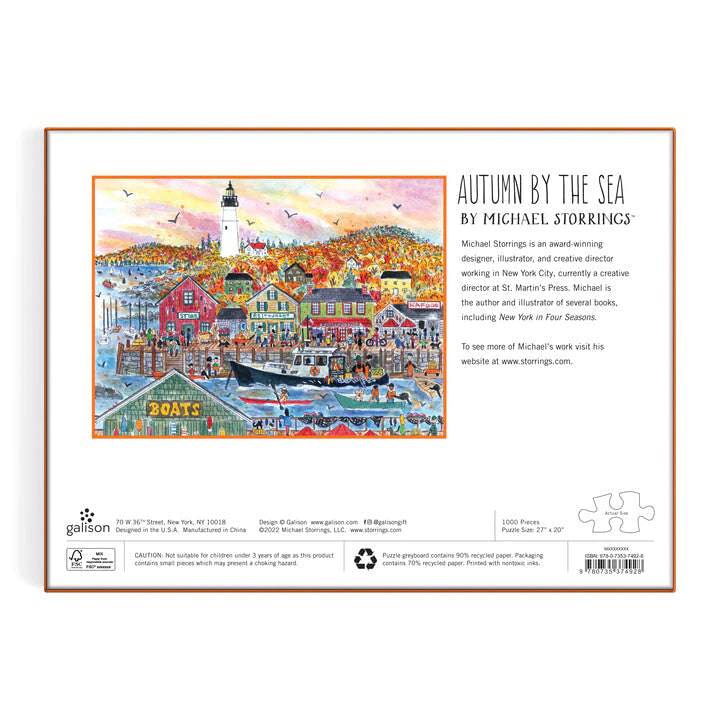 Michael Storrings Autumn By the Sea 1000 Piece Puzzle - The Preppy Bunny