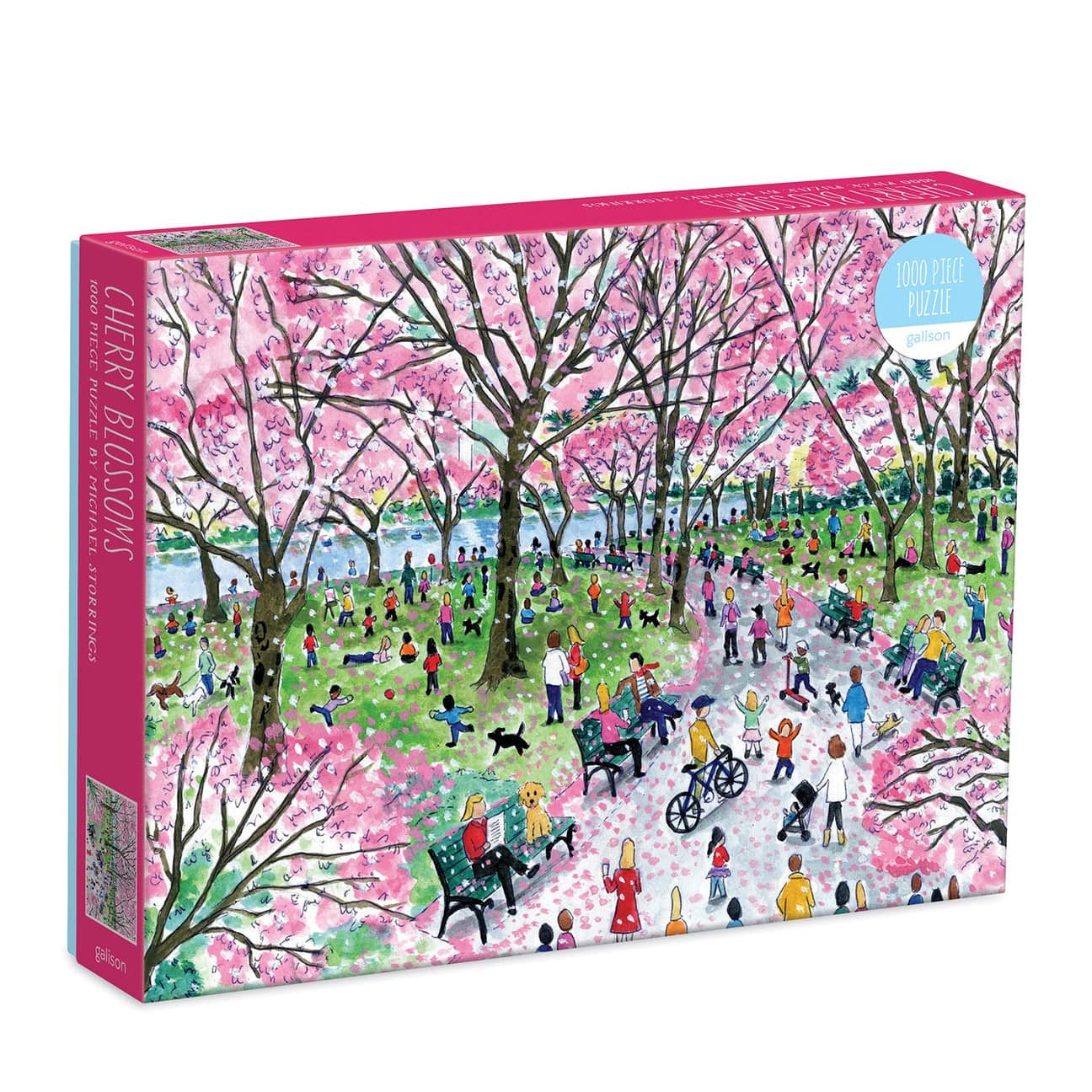 Michael Storrings Cherry Blossoms 1000 Piece Jigsaw Puzzle - The Preppy Bunny