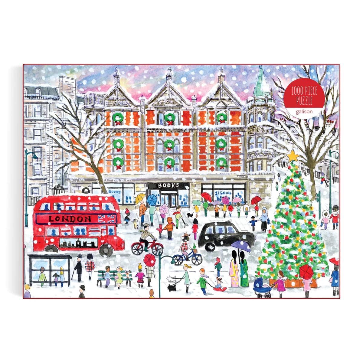 Michael Storrings Christmas in London 1000 Piece Puzzle - The Preppy Bunny