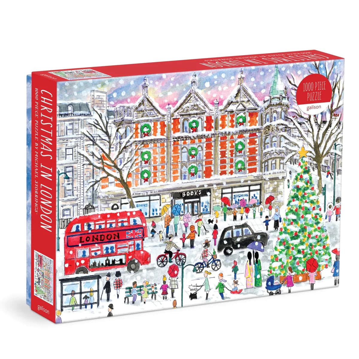 Michael Storrings Christmas in London 1000 Piece Puzzle - The Preppy Bunny