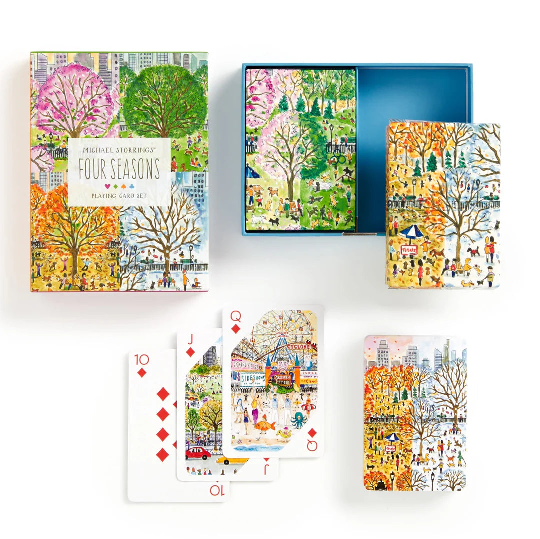 Michael Storrings Four Seasons Playing Card Set - The Preppy Bunny