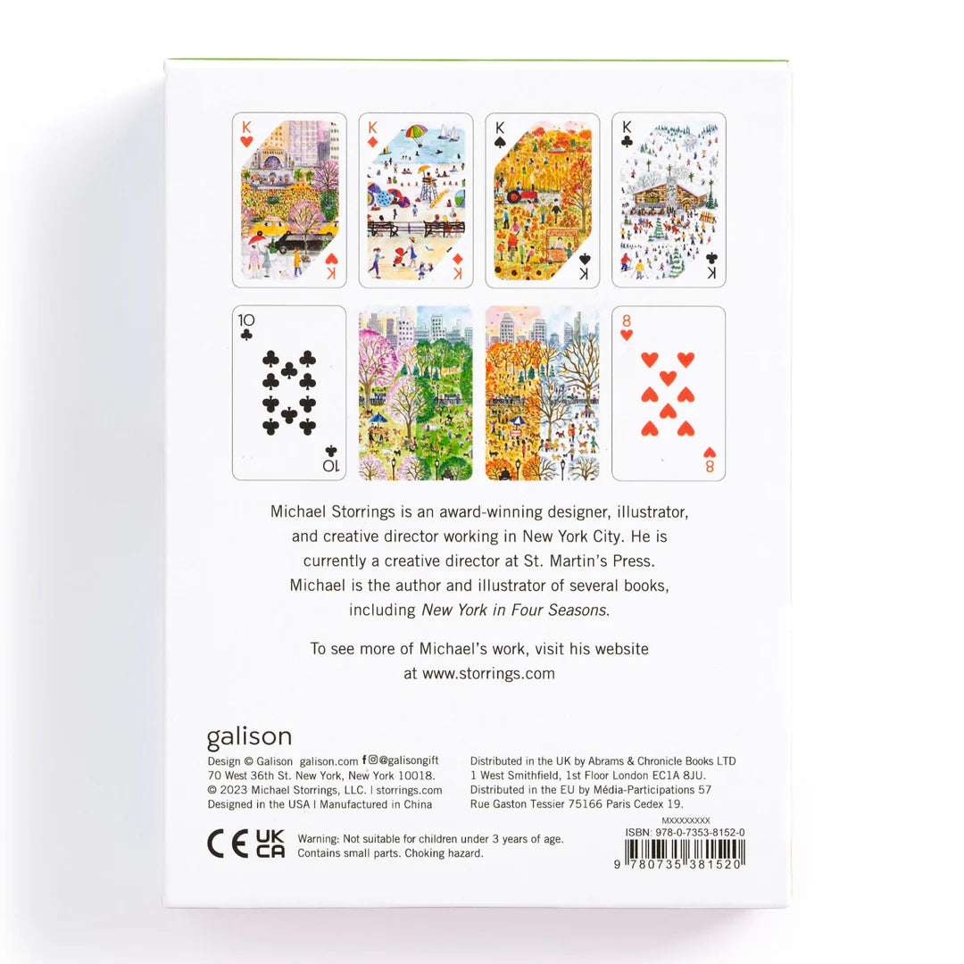 Michael Storrings Four Seasons Playing Card Set - The Preppy Bunny