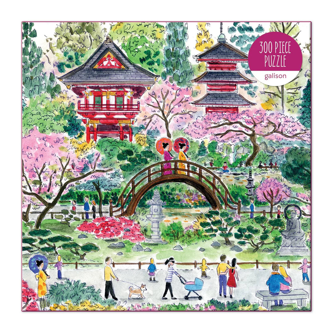 Michael Storrings Japanese Tea Garden 300 Piece Jigsaw Puzzle - The Preppy Bunny