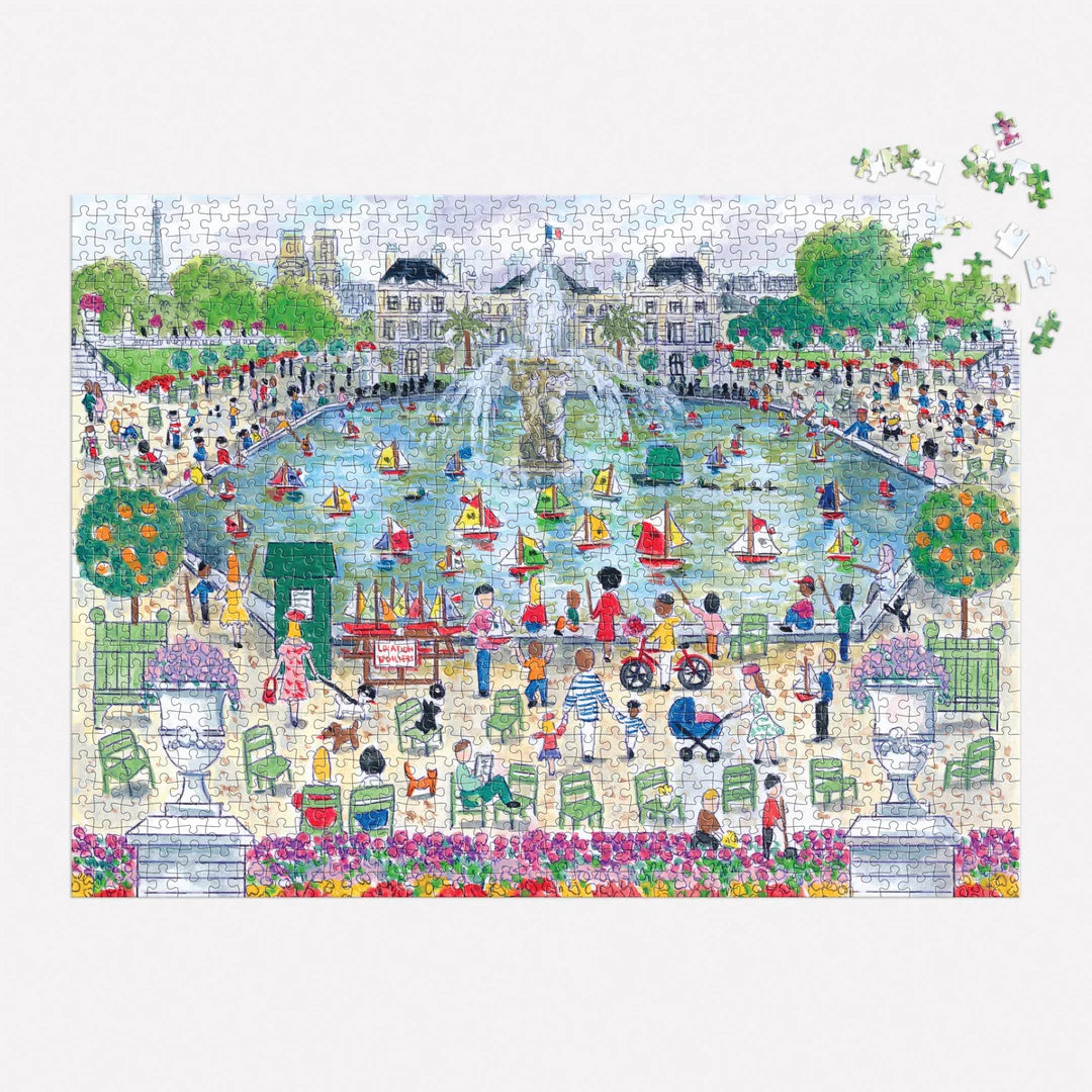 Michael Storrings Springtime in Paris 1000 piece Puzzle - The Preppy Bunny