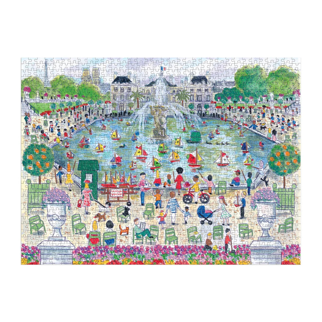 Michael Storrings Springtime in Paris 1000 piece Puzzle - The Preppy Bunny
