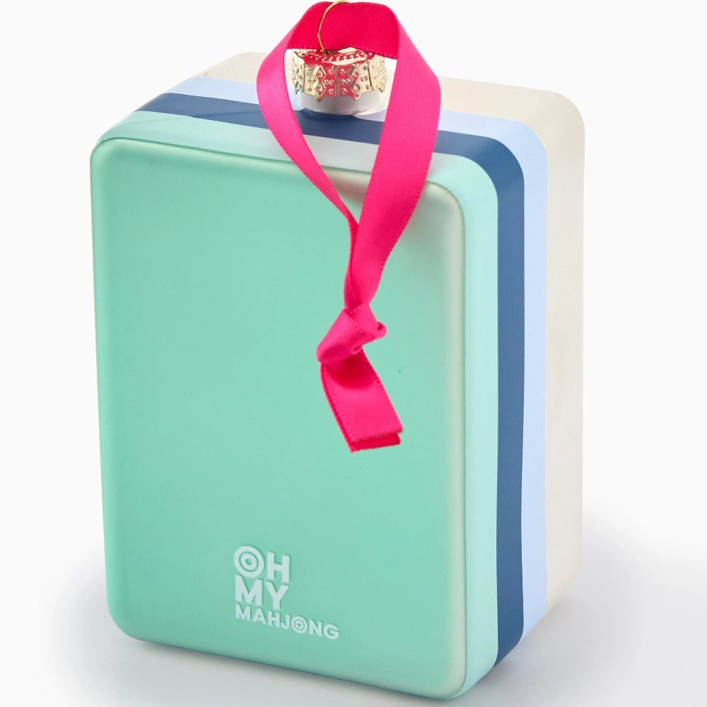 Mint Dragon Mahjong Ornament - The Preppy Bunny