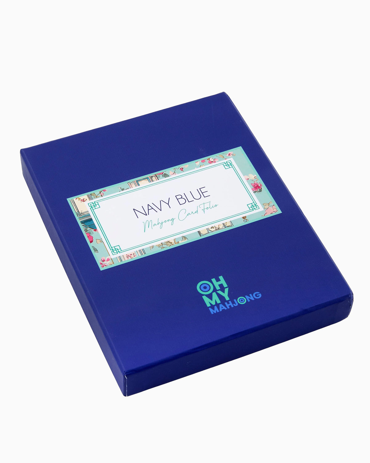 Navy Mahjong Card Folio