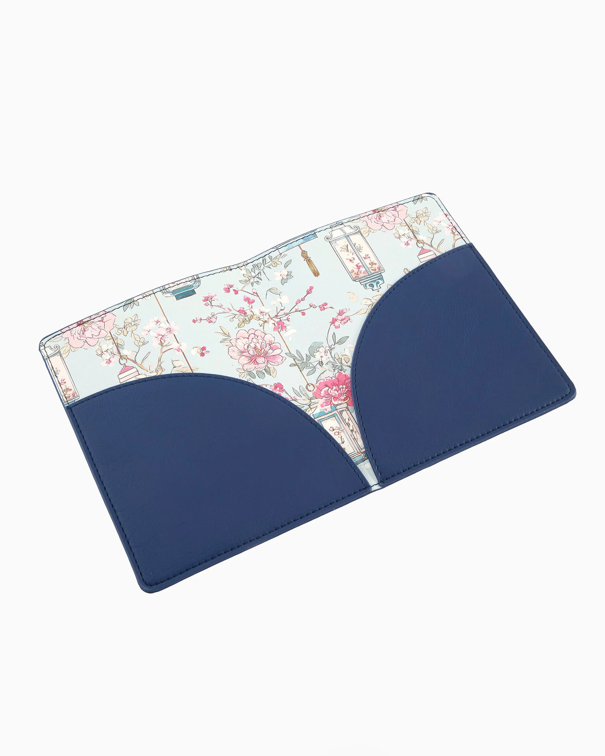 Navy Mahjong Card Folio