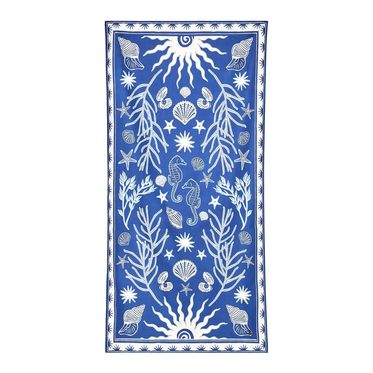 Quick Dry Beach Towel in Ocean Treasure - 2 sizes - The Preppy Bunny