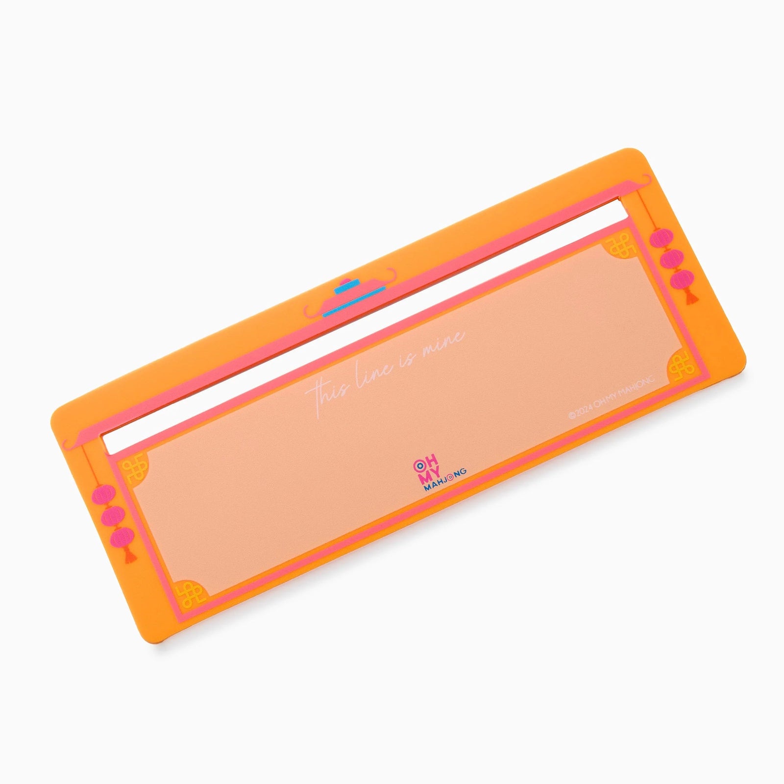 Orange Line Finder for Mahjong Card - The Preppy Bunny