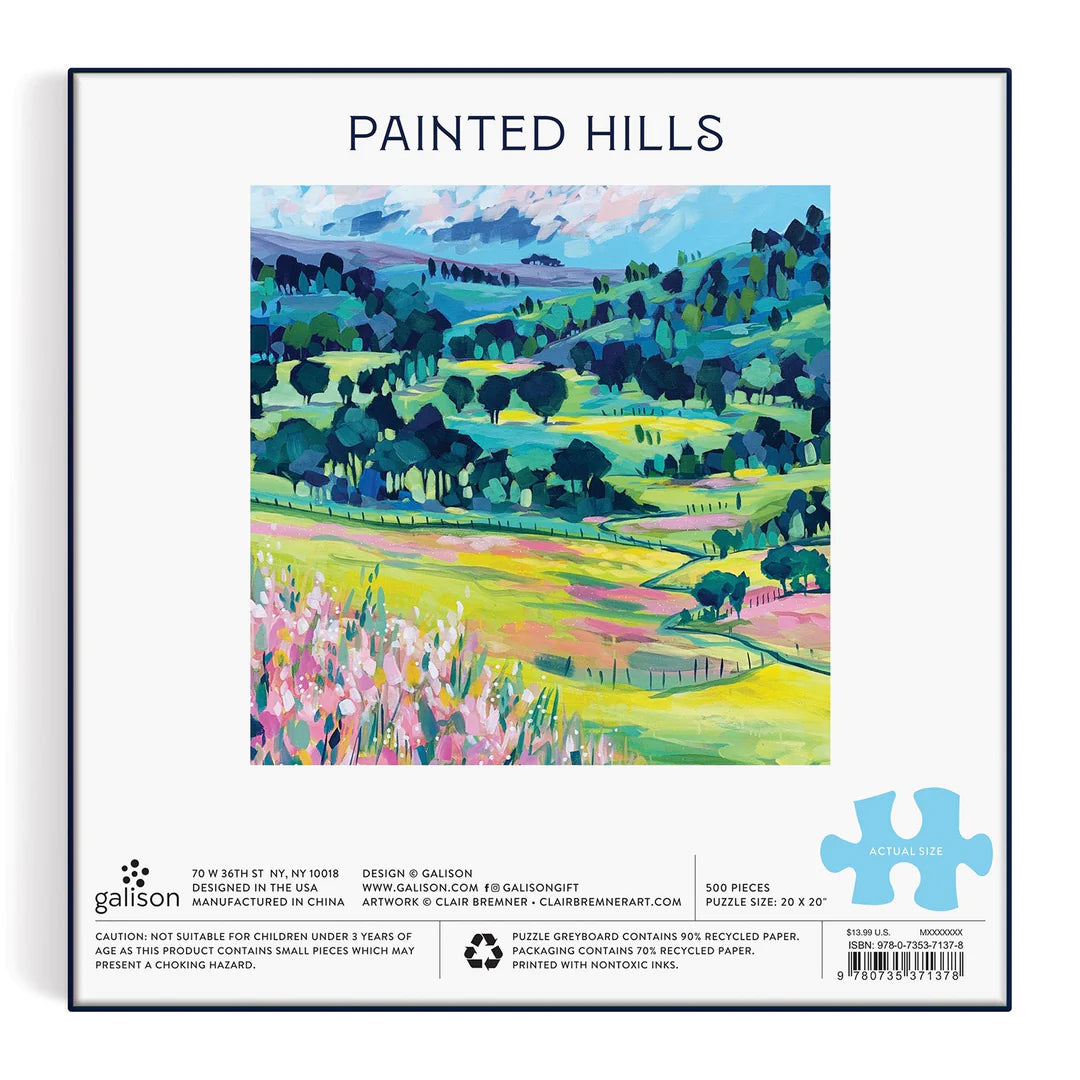 Painted Hills 500 Piece Puzzle - The Preppy Bunny