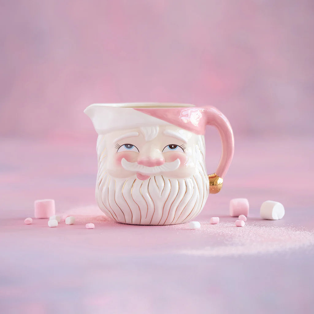 Papa Noel Pitcher - Pink Hat