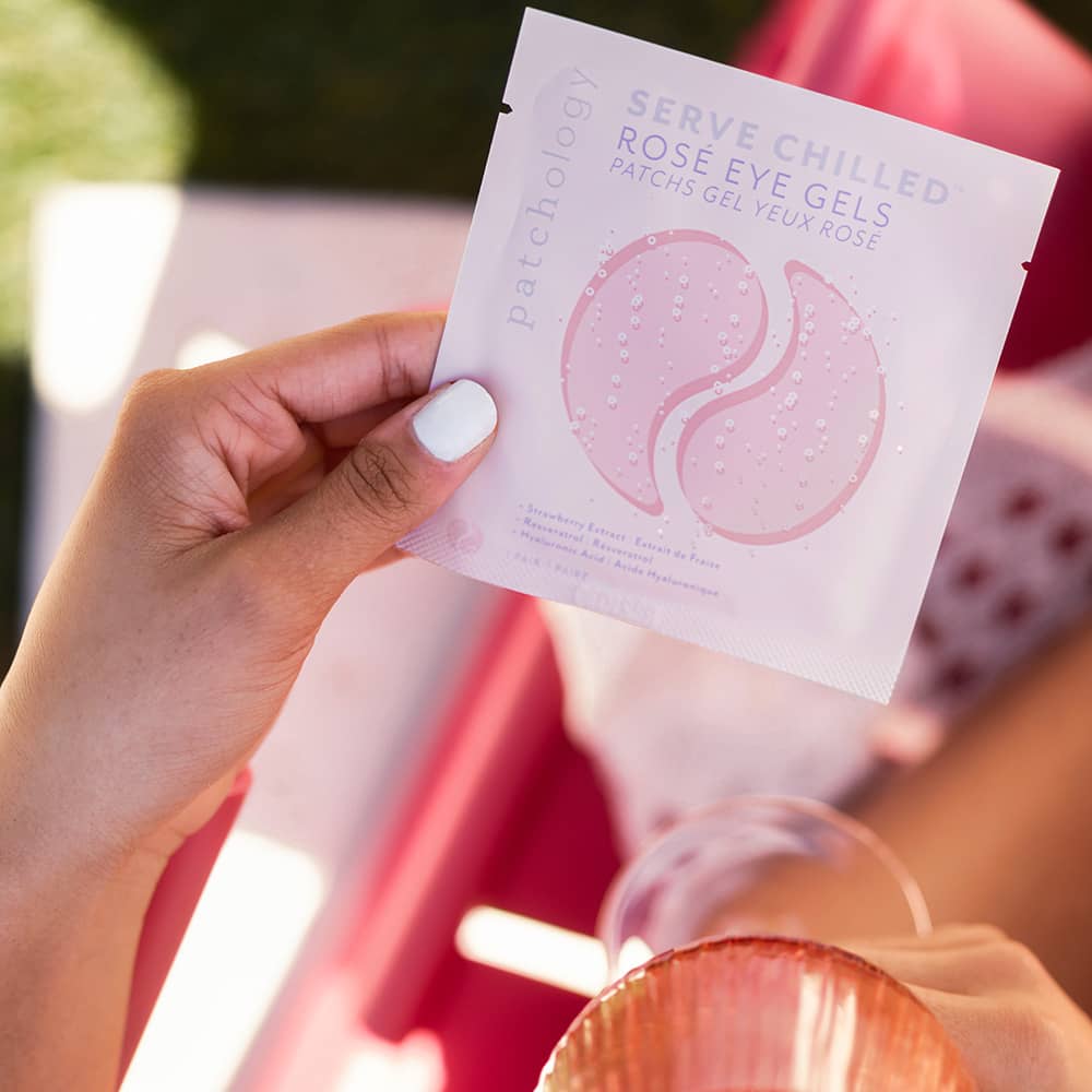 Rosé Eye Gel Mask - The Preppy Bunny