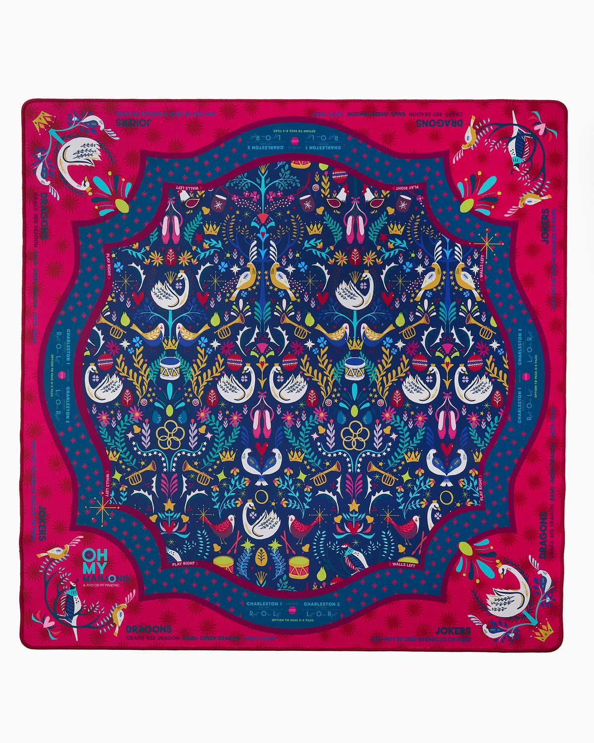 Pear Tree Mahjong Mat - The Preppy Bunny