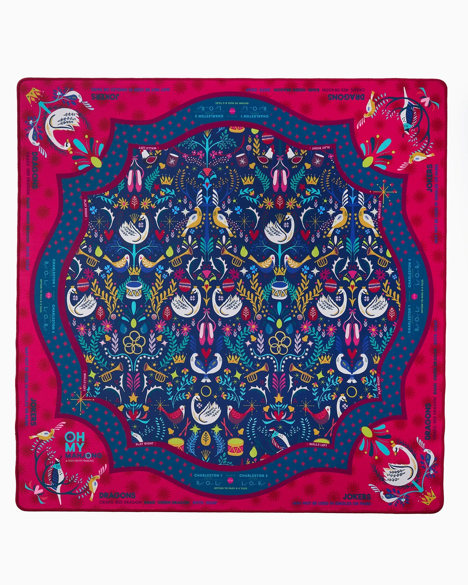 Pear Tree Mahjong Mat - The Preppy Bunny