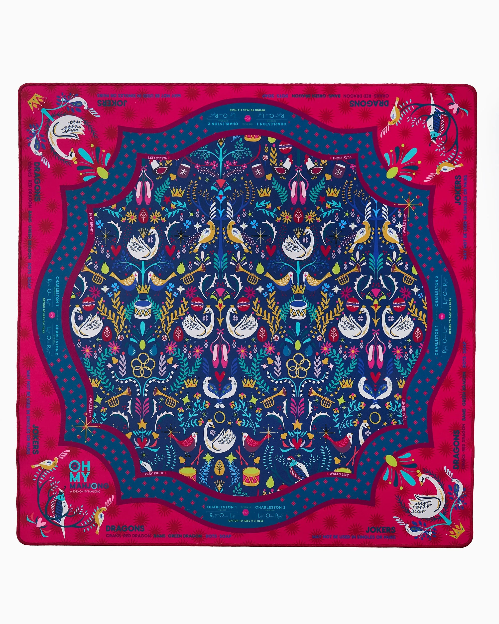 Pear Tree Mahjong Mat - The Preppy Bunny