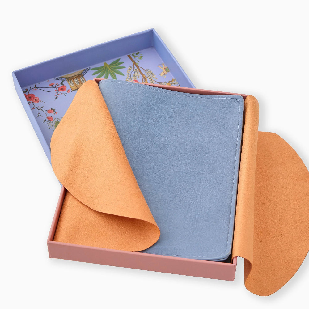 Periwinkle Mahjong Card Folio - The Preppy Bunny