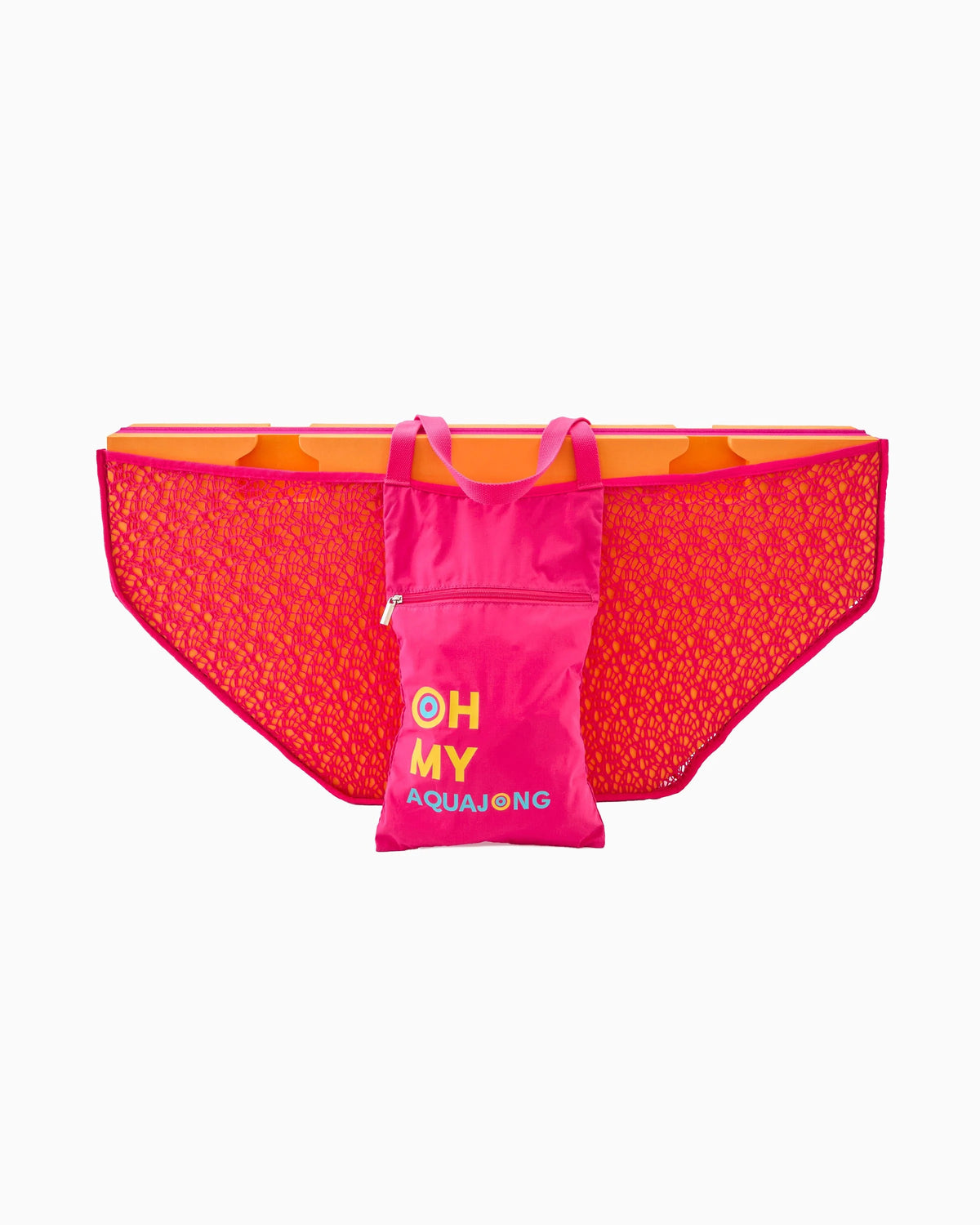 Pink Aqua Jong Pool Mat - The Preppy Bunny