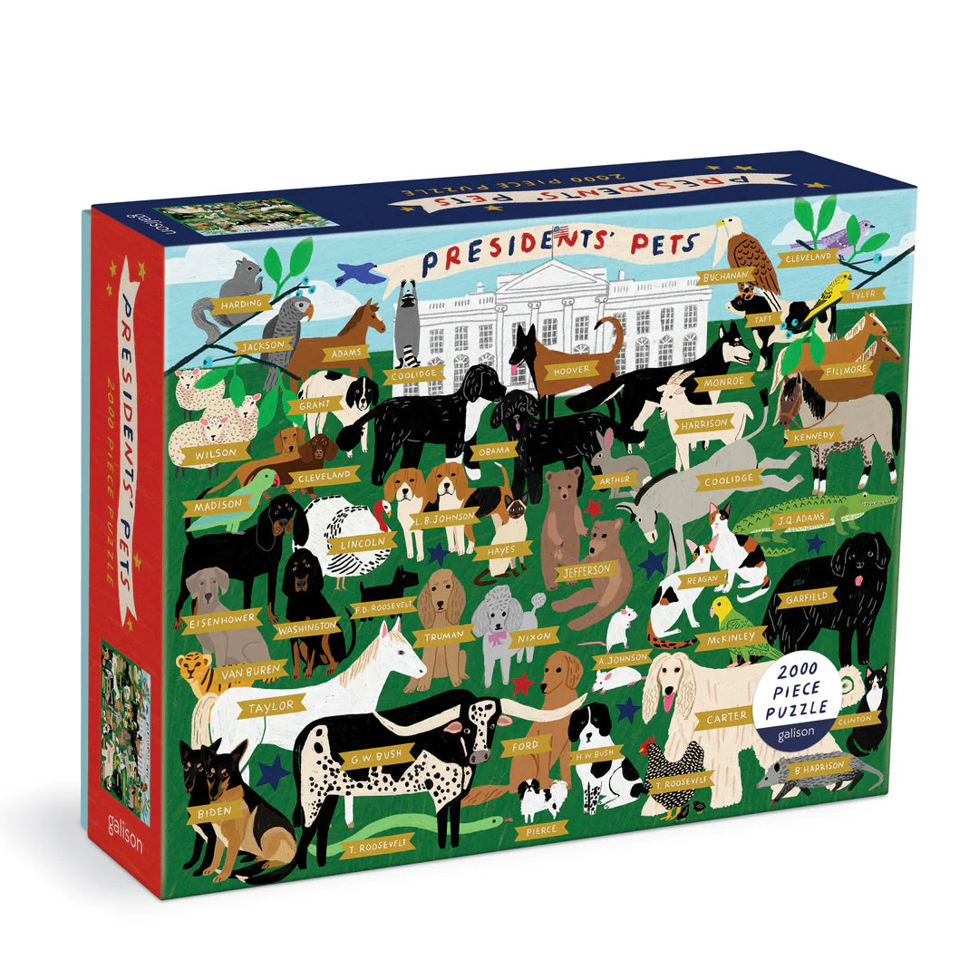 Presidents' Pets 2000 Piece Puzzle - The Preppy Bunny