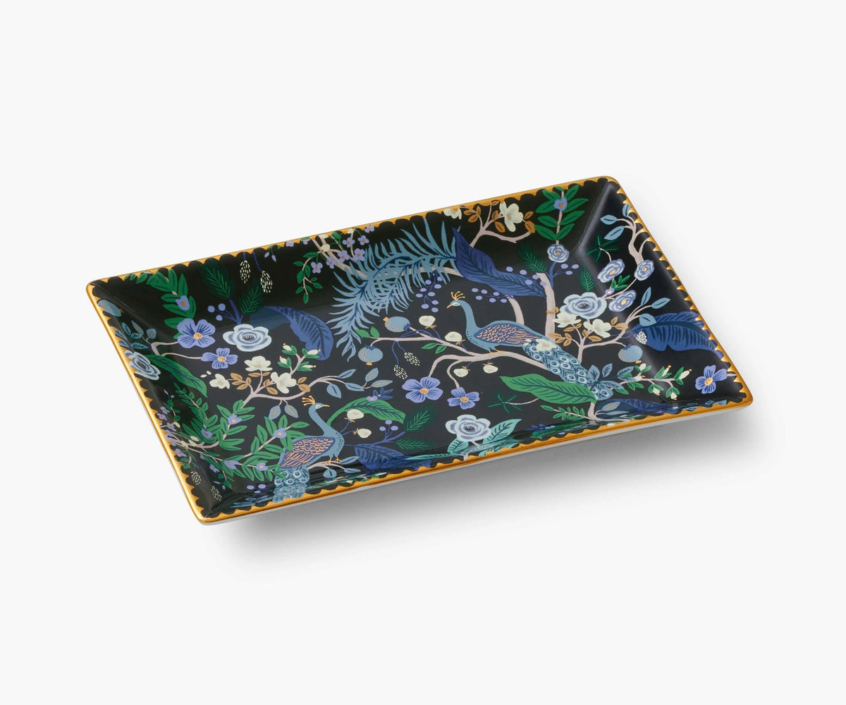 Peacock Catchall Tray - The Preppy Bunny