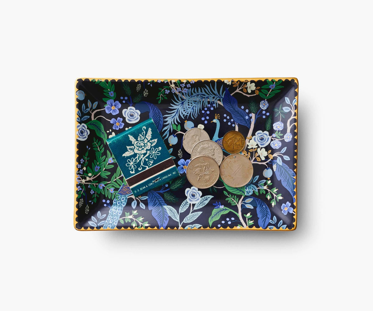 Peacock Catchall Tray - The Preppy Bunny