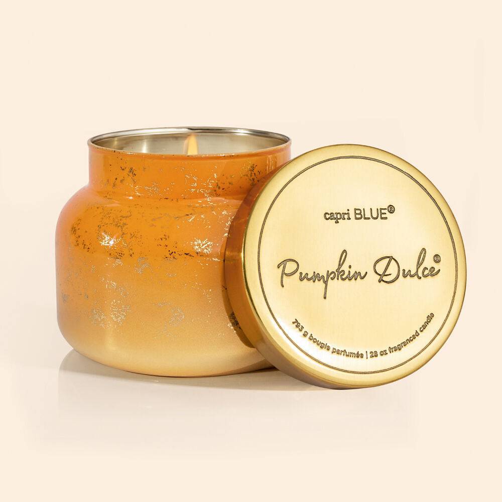 Pumpkin Dulce Glimmer 28 oz Jar Candle - The Preppy Bunny