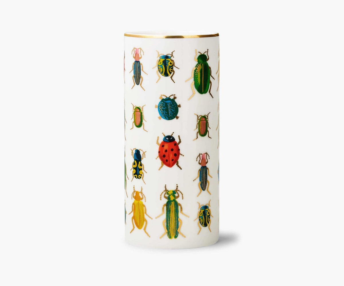 Beetles &amp; Bugs Porcelain Vase - The Preppy Bunny