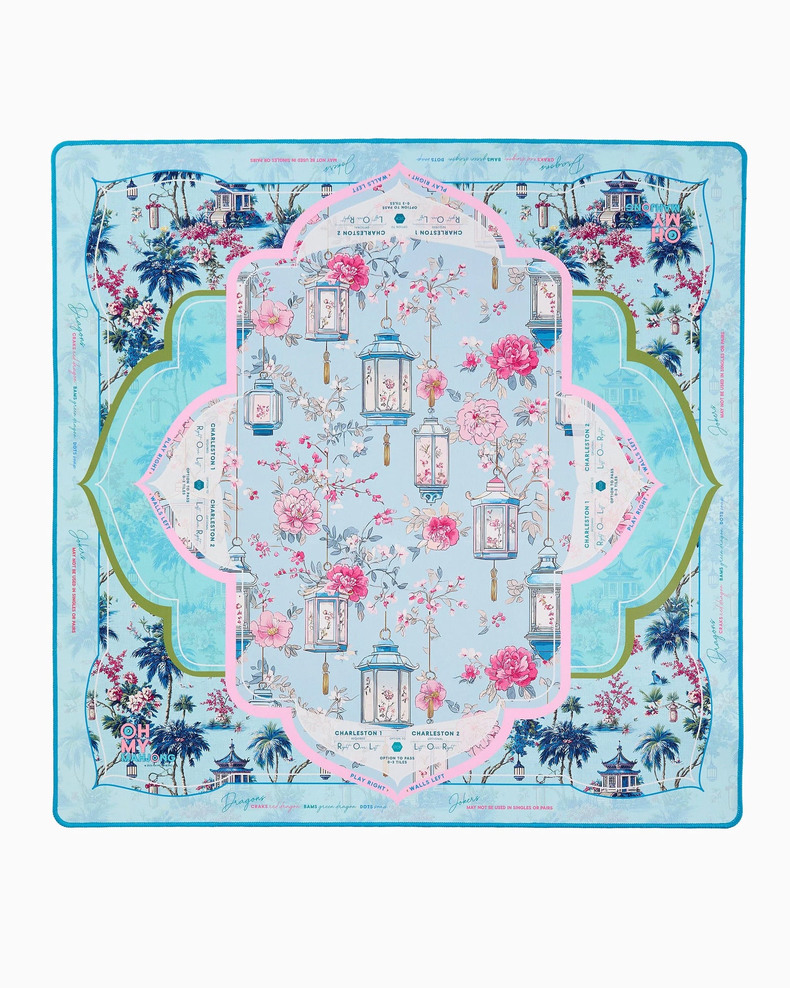 Radiance Mahjong Mat in Tube - The Preppy Bunny