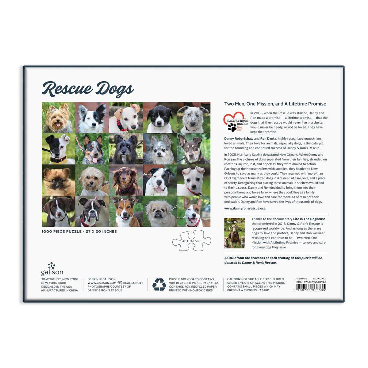 Rescue Dogs 1000 Piece Puzzle - The Preppy Bunny