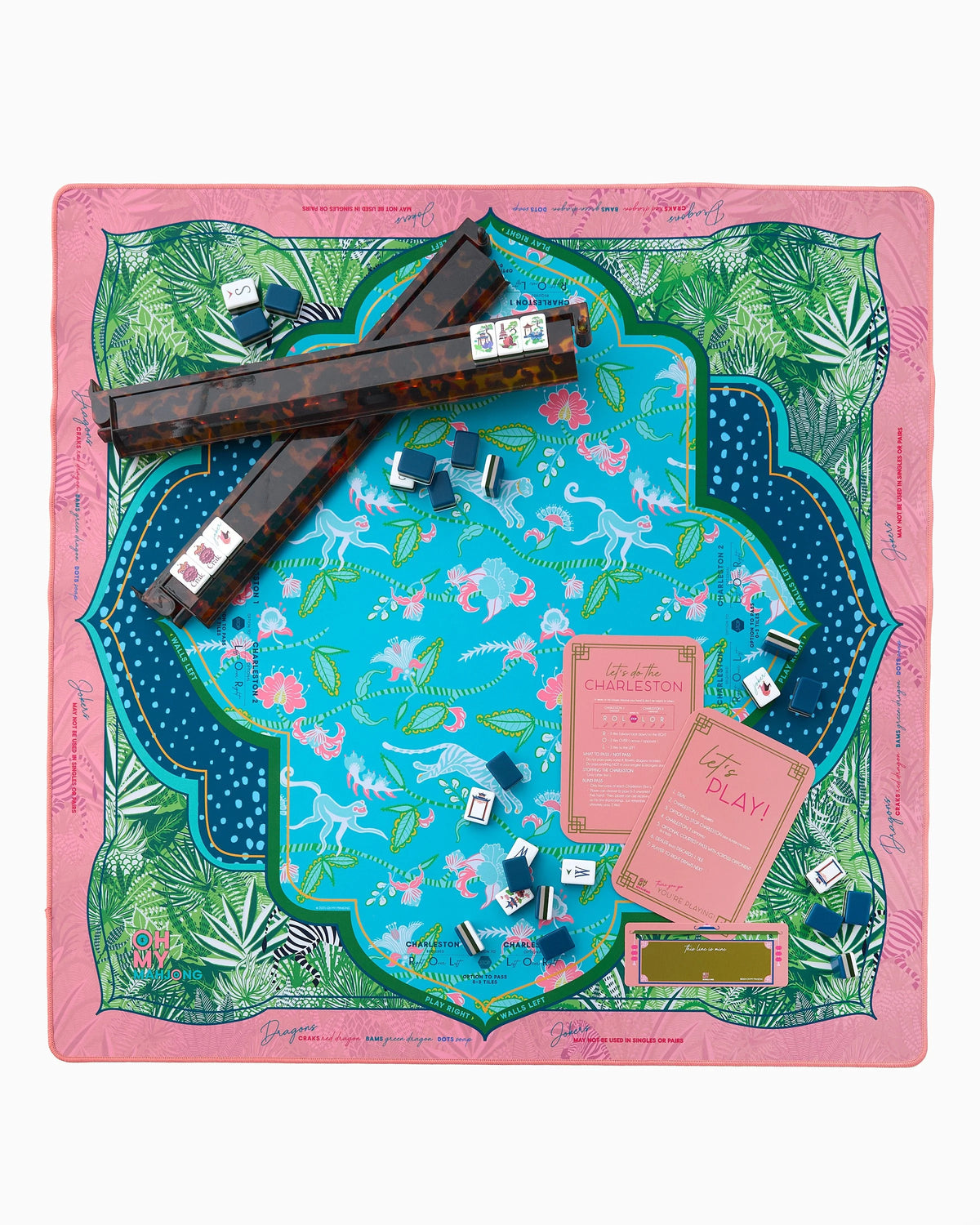 Serengeti Mahjong Mat w/ Tube - The Preppy Bunny